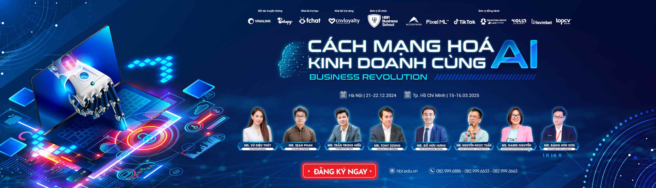 AI BUSINESS REVOLUTION - CÁCH MẠNG HÓA KINH DOANH CÙNG AI (TP. HỒ CHÍ MINH)